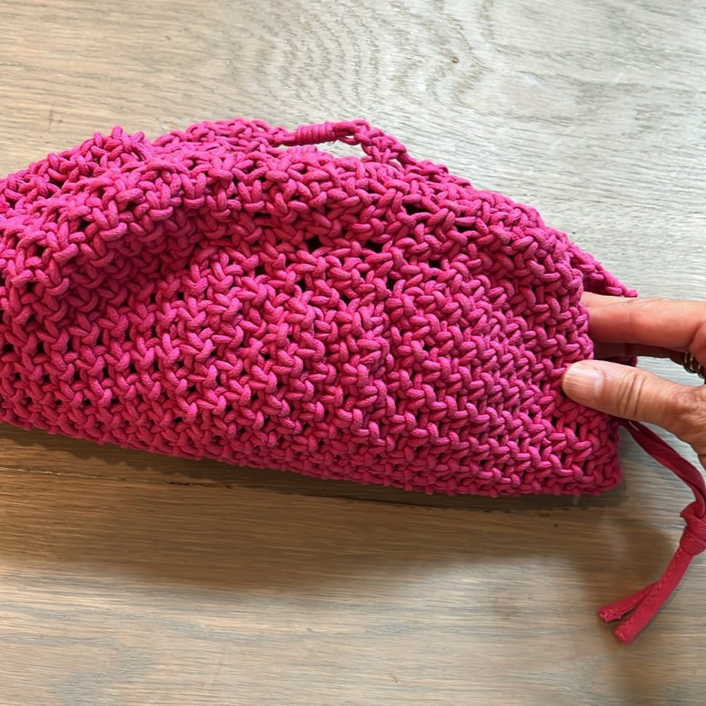 COS Hot Pink Braided Bag - Picture 10 of 10